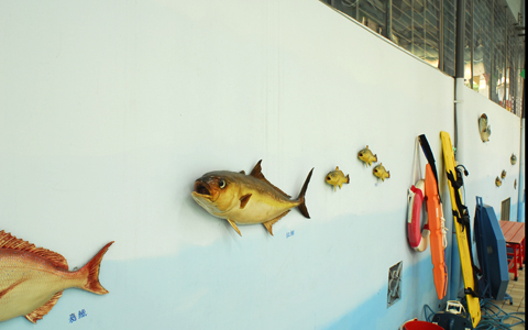 圖片2: 如魚得水 立體魚拓畫